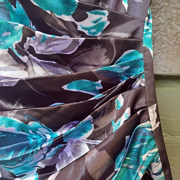 Speechless floral strapless formal mini dress size 5 - Picture 2 of 9